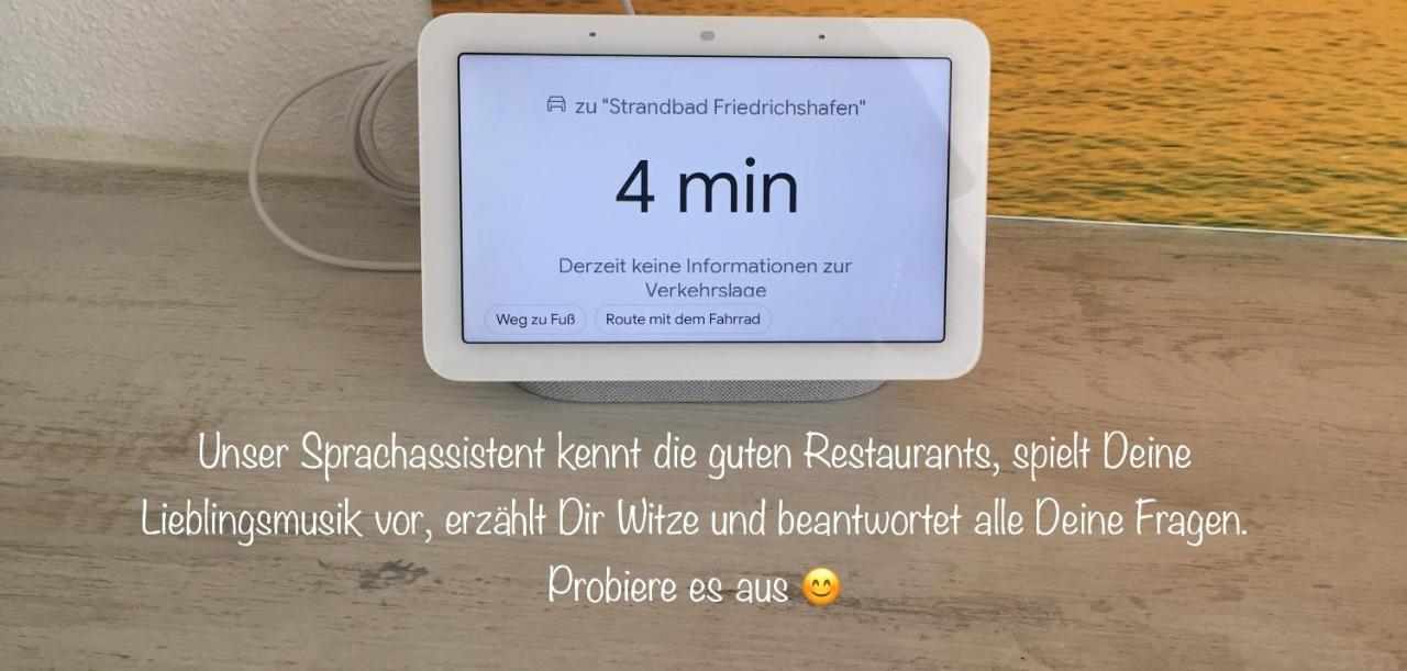 FDH Ferienwohnung Am Bodensee- Zentrale Lage, Free Parking And Wifi, 109 M2, Privater Garten, 7 Gaeste, 2X Kingsize Boxspringbett, Familienfreundlich מראה חיצוני תמונה